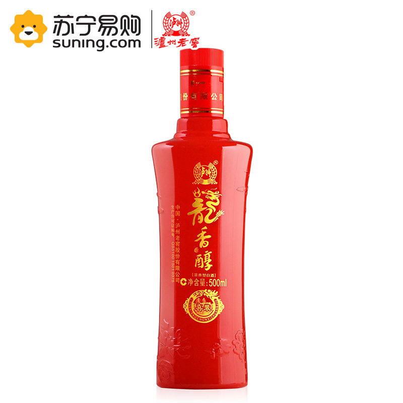 泸州老窖出品 龙香醇喜装 52度 500ml*6 浓香型白酒 整箱装
