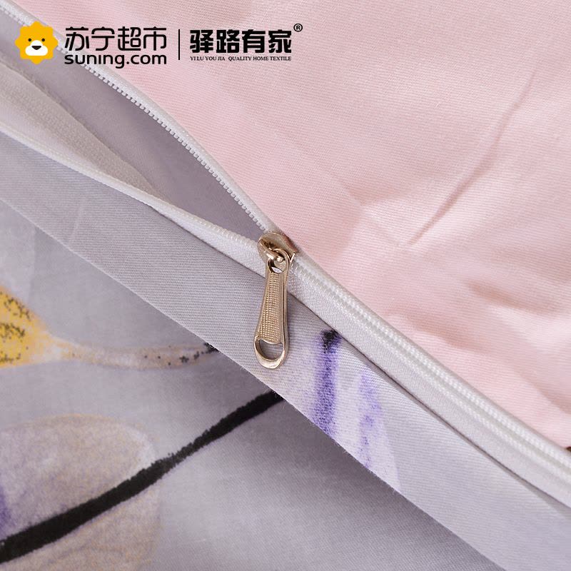 [苏宁超市]驿路有家床上用品全棉四件套恬静花开图片