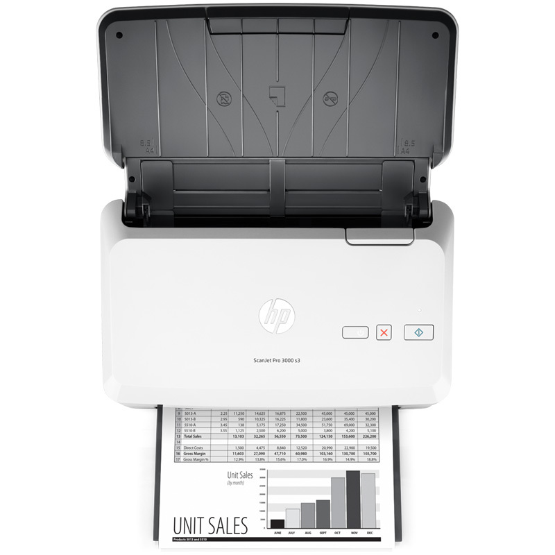 惠普(HP)SCANJET PRO 3000 S3高速馈纸式文档扫描仪(优享服务)