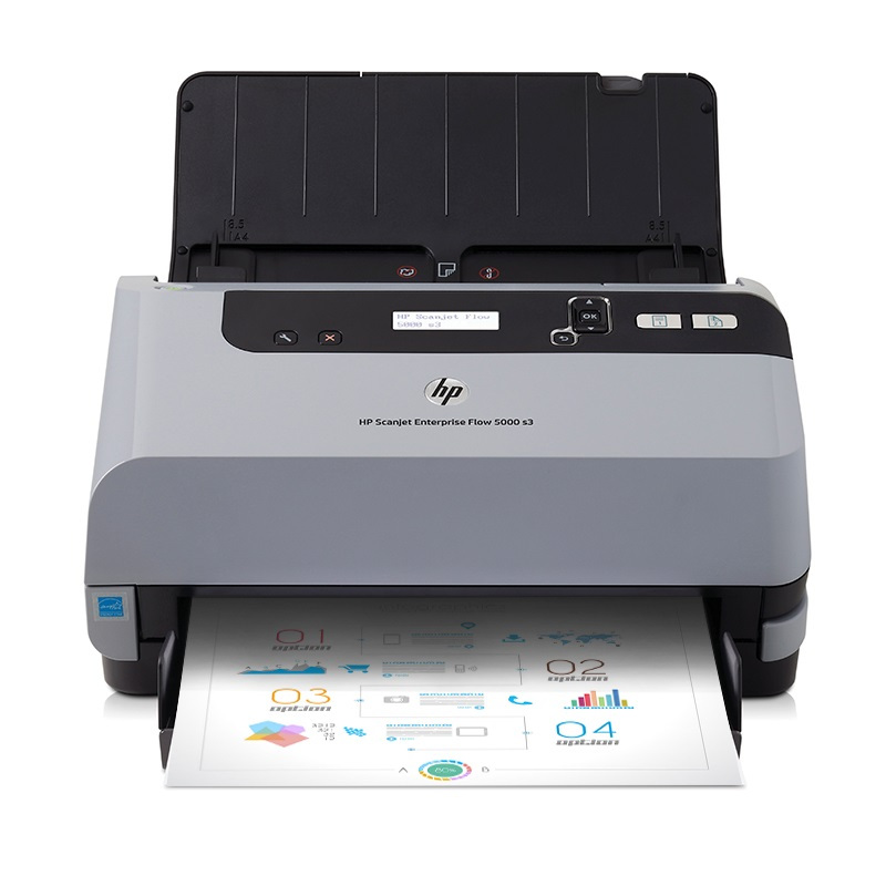 惠普(HP)SCANJET ENTERPRISE FLOW 5000 S3高速馈纸式文档扫描仪(优享服务)