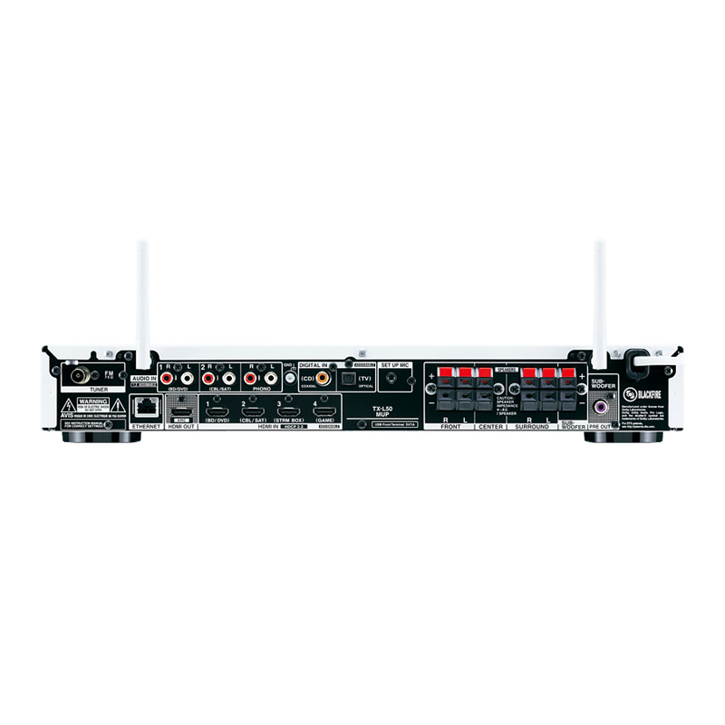 安桥(Onkyo) TX-L50(B) 音响 音箱 5.1声道AV功放 杜比全景声蓝牙/Wi-Fi 支持无源低音炮 黑色