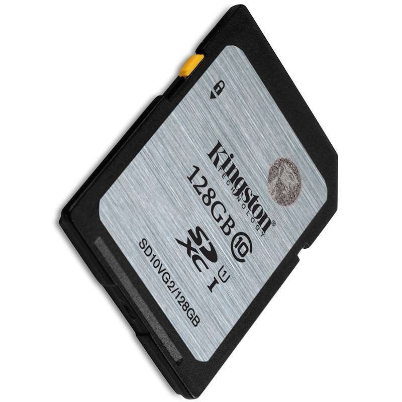 金士顿(Kingston)SD卡(SD10VG2/128G) 80MB/s 相机存储卡 Class10 UHS-I