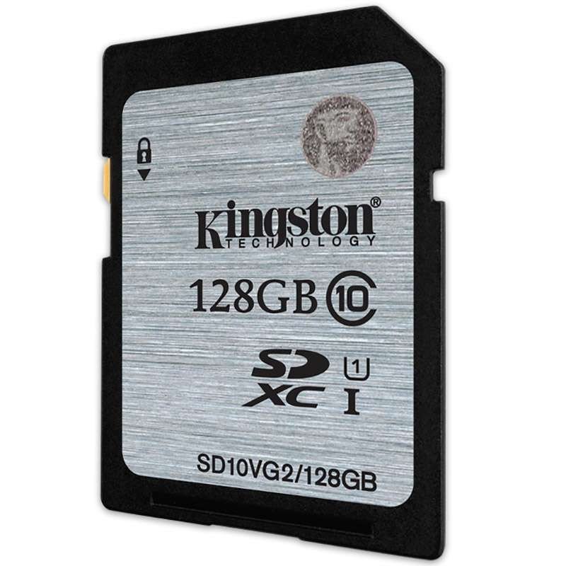 金士顿(Kingston)SD卡(SD10VG2/128G) 80MB/s 相机存储卡 Class10 UHS-I