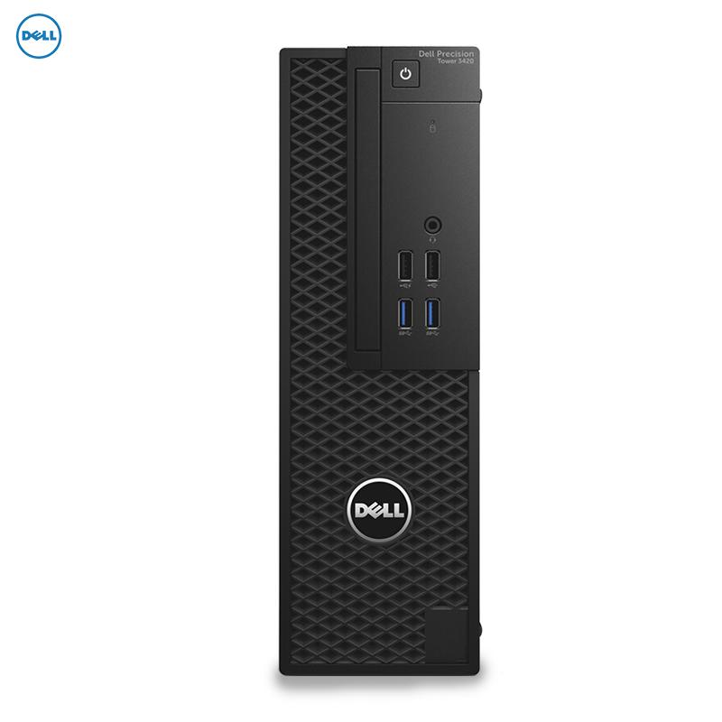 戴尔（DELL）Precision T3420 塔式图形工作站 E3-1225v6 8G 2T 集显 win10家庭3年