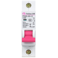 飞雕(FEIDIAO)空气开关 家用小型断路器/空开2P两级16a 电源空开 2P -C16