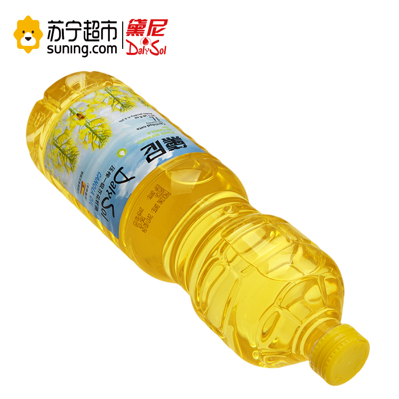 黛尼(DalySol)压榨一级芥花籽油1L 非转基因 西班牙原装进口