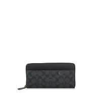 COACH蔻驰 logo印花全拉链男士长款钱包 58426