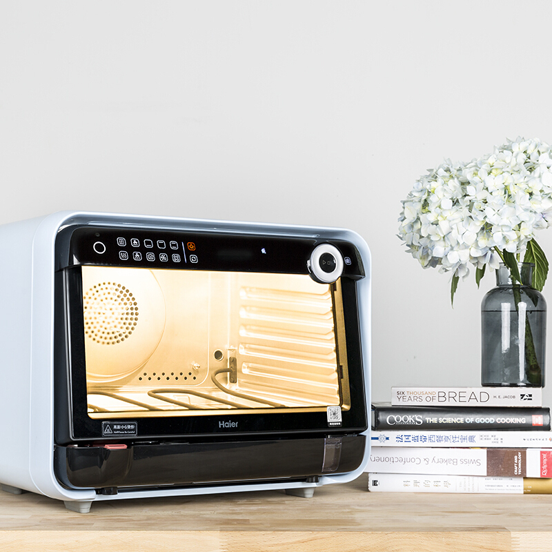 海尔(Haier)电烤箱 iT3BL42 嫩烤箱 多功能直播 蒸汽电烤箱 42升家用台式一体机 魅力蓝