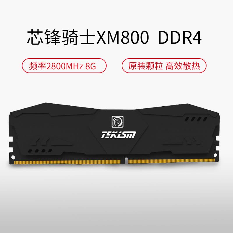 特科芯(TEKISM) 芯锋骑士4 XM800 2800MHz DDR4 8GB台式机内存条图片