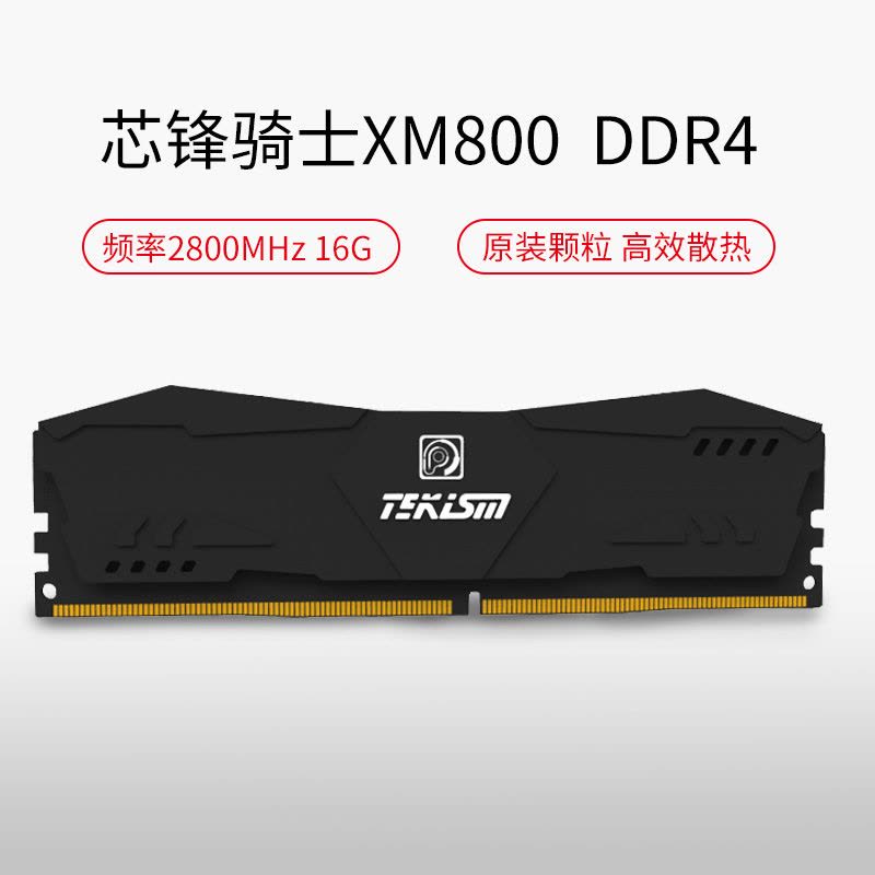 特科芯 (TEKISM) 芯锋骑士4 XM800 2800MHz DDR4 16GB台式机内存条图片