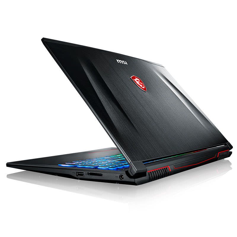 微星(MSI)GF62VR-1014 15.6英寸120Hz3ms电竞屏游戏本笔记本电脑(i7-7700HQ 8GB 128GB+1TB GTX1060 6GB 赛睿多彩背光键盘)图片