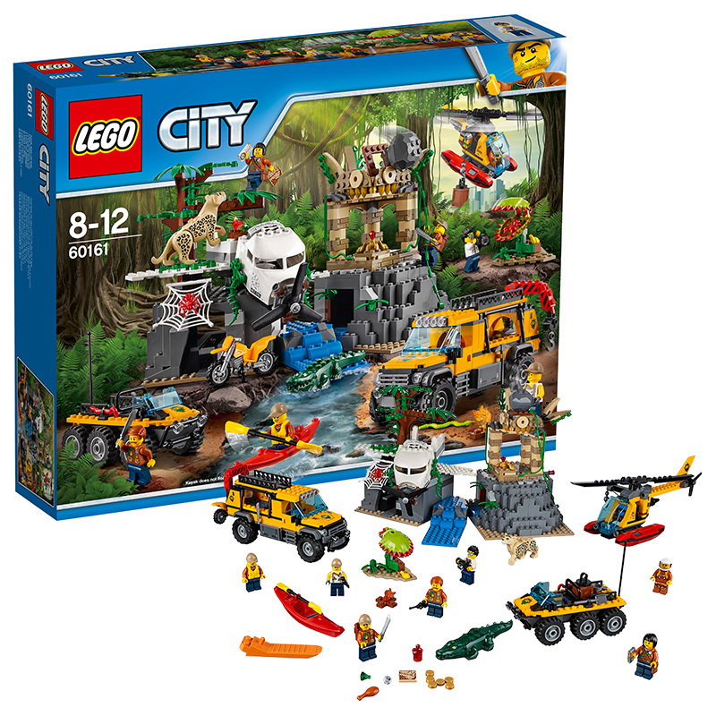 LEGO乐高 City城市系列 丛林勘探场60161