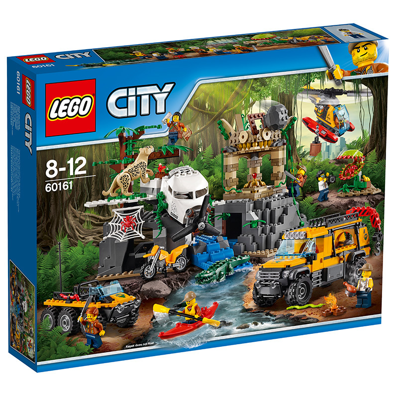 LEGO乐高 City城市系列 丛林勘探场60161