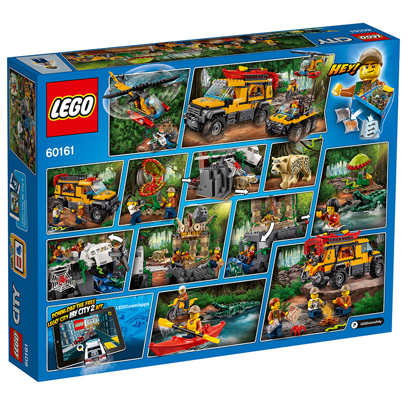 LEGO乐高 City城市系列 丛林勘探场60161