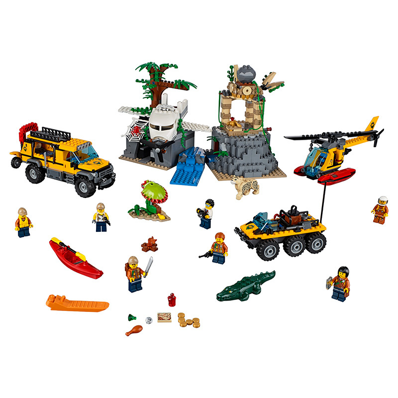 LEGO乐高 City城市系列 丛林勘探场60161