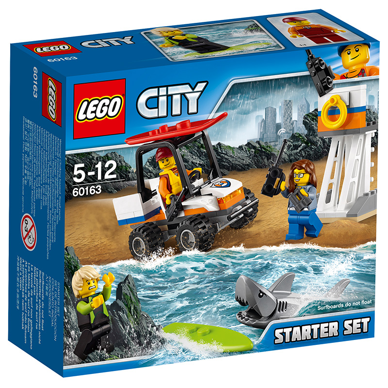 LEGO乐高 City城市系列 海岸警卫队入门套装60163 5-12岁 塑料玩具 50-100块高清大图