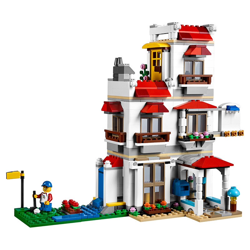 LEGO乐高 Creator创意百变系列 家庭别墅31069 200块以上 塑料积木玩具7-12岁