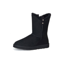 JUMBOUGG简帛澳洲羊皮毛一体雪地靴女保暖防滑平底中筒靴子5026P