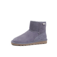 JUMBOUGG简帛澳洲羊皮毛一体雪地靴女冬季短靴平底防滑女靴5045Y