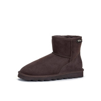 JUMBOUGG简帛澳洲羊皮毛一体雪地靴女冬季短靴平底防滑女靴第二代5045H