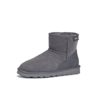 JUMBOUGG简帛澳洲羊皮毛一体雪地靴女冬季短靴平底防滑女靴第二代5045J