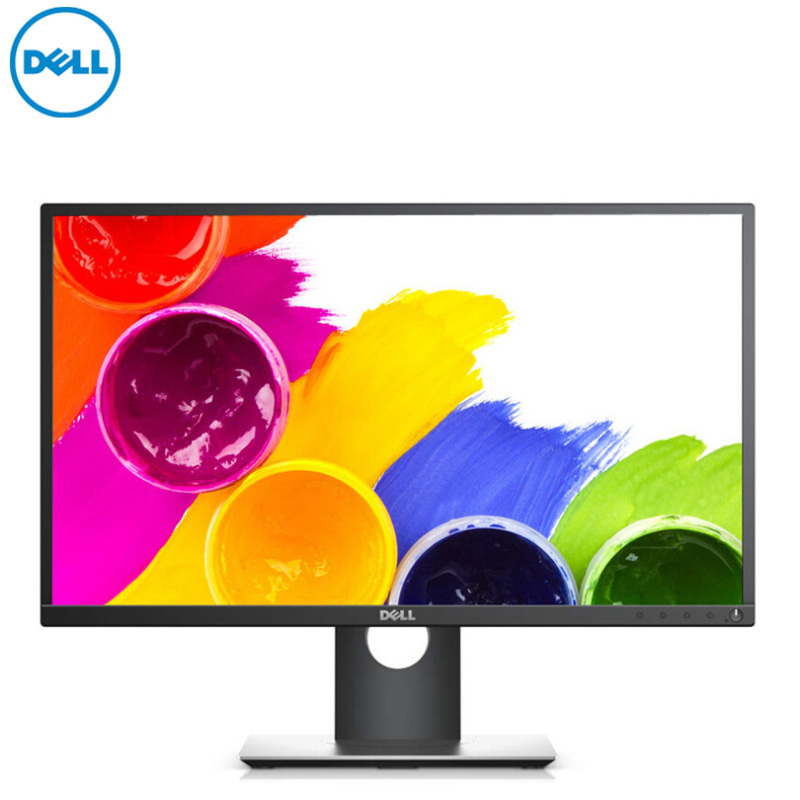 戴尔dellp2417h238英寸不闪屏显示器ips窄边框广视角旋转升降液晶显示