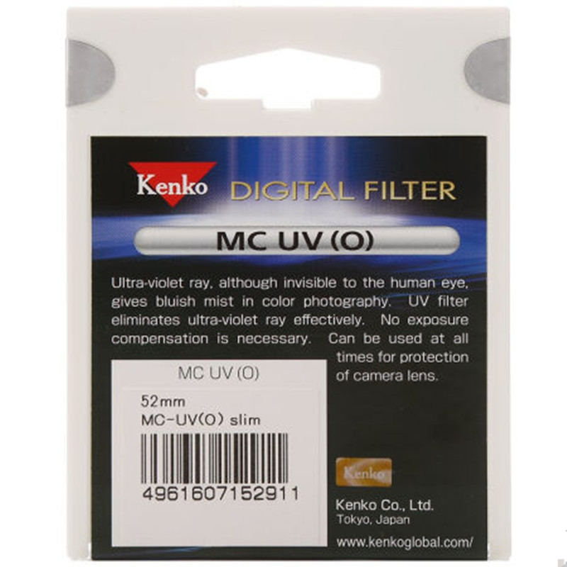 肯高滤镜UV镜 高清MCUV(O) 52MM、镜头保护镜