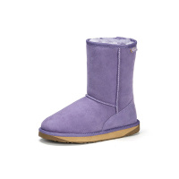 JUMBOUGG澳洲羊皮毛一体雪地靴女中筒靴加厚冬季保暖防滑第一代5025F