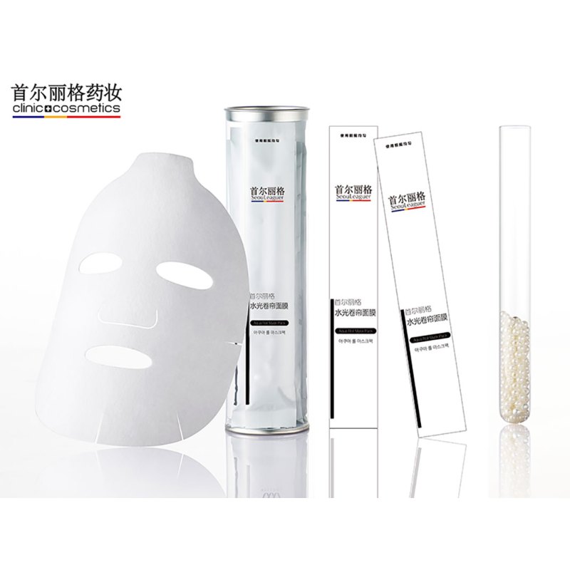 Seou Leaguer首尔丽格水光卷帘面膜 夏季补水保湿面膜10片 水润嫩肌晒后修护面膜