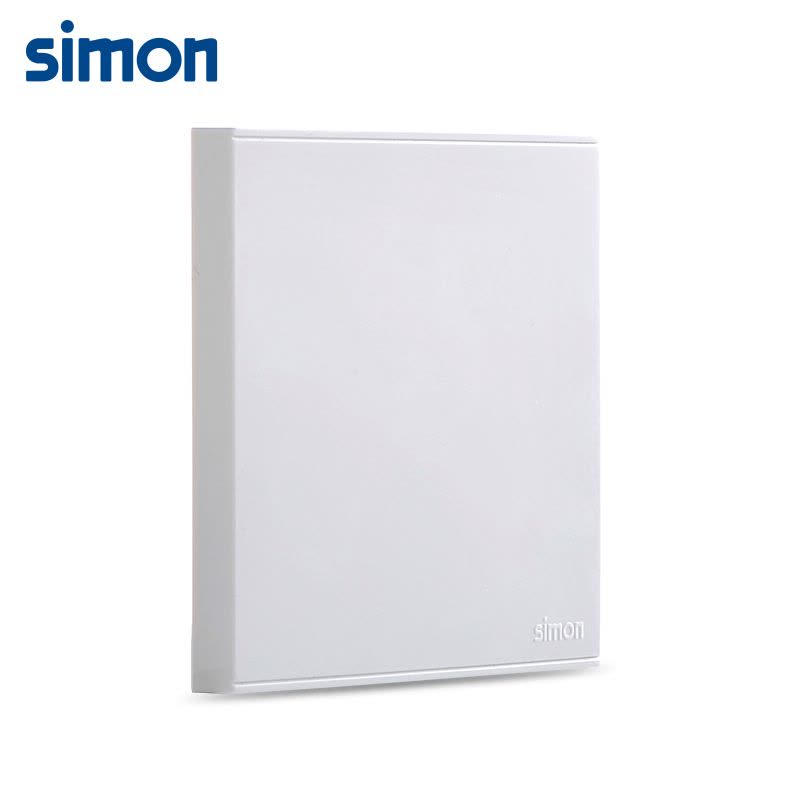 西蒙E6系列86型墙壁开关插座空白安装面板白板盖板空白挡板板雅白721000图片