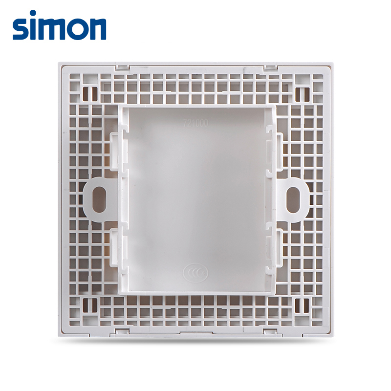 西蒙E6系列86型墙壁开关插座空白安装面板白板盖板空白挡板板雅白721000