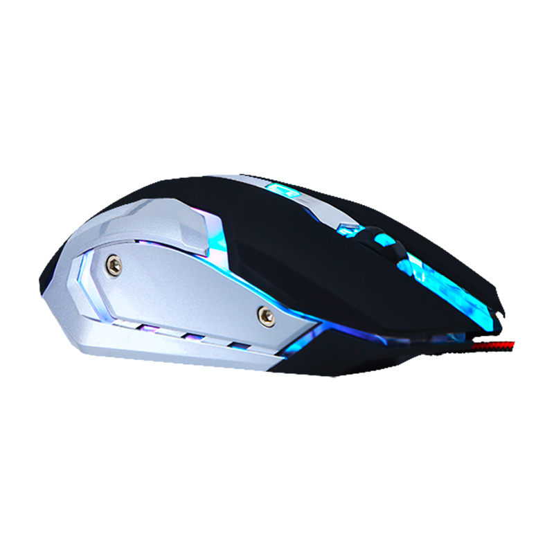 魔蝎手(mogegame) X5 USB电脑笔记本专业FPS/MOBA/RPG电竞游戏绝地求生吃鸡鼠标 有声版 黑色