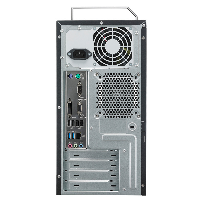 华硕(ASUS)台式机整机BM4CD-A 21.5寸显示器( I3 6100 4G 500G 集显 黑 无系统)