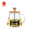 sohome 风尚竹木系茶具三件套 耐热玻璃茶壶过滤泡茶壶 茶水分离