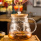 sohome 风尚竹木系茶具三件套 耐热玻璃茶壶过滤泡茶壶 茶水分离