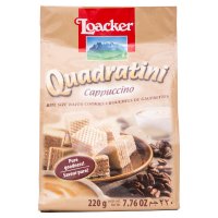 Loacker 莱家 粒粒装卡布奇诺味威化饼干 220g/袋装 奥地利进口食品