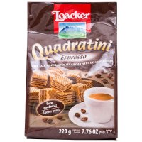 Loacker 莱家 粒粒装浓咖啡味威化饼干 220g/袋装 奥地利进口食品