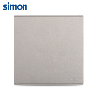 西蒙E6系列86型墙壁开关插座空白安装面板白板盖板空白挡板板香槟金721000-46