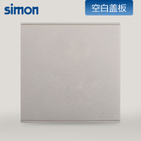 西蒙E6系列86型墙壁开关插座空白安装面板白板盖板空白挡板板香槟金721000-46