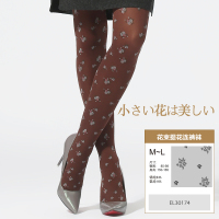 PHISOFA花簇提花天鹅绒连裤袜 EL30174