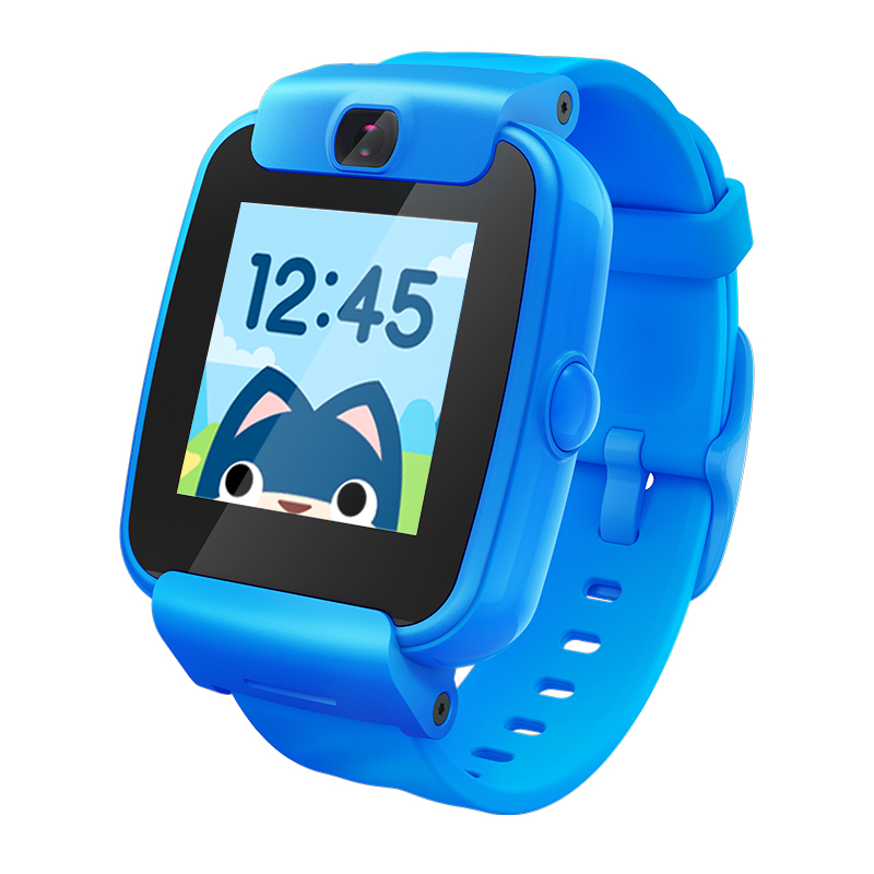 搜狗糖猫(teemo)儿童智能电话手表 color GPS定位 防丢防水 彩屏摄像 视频 动感蓝高清大图