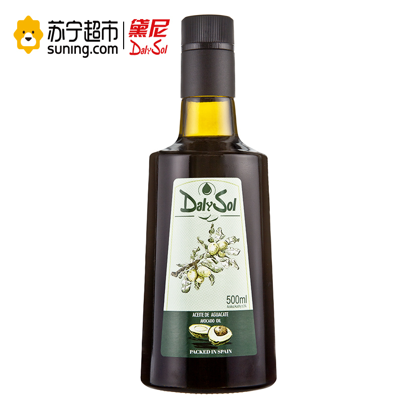 黛尼(DalySol)压榨牛油果油500ml 西班牙原瓶进口