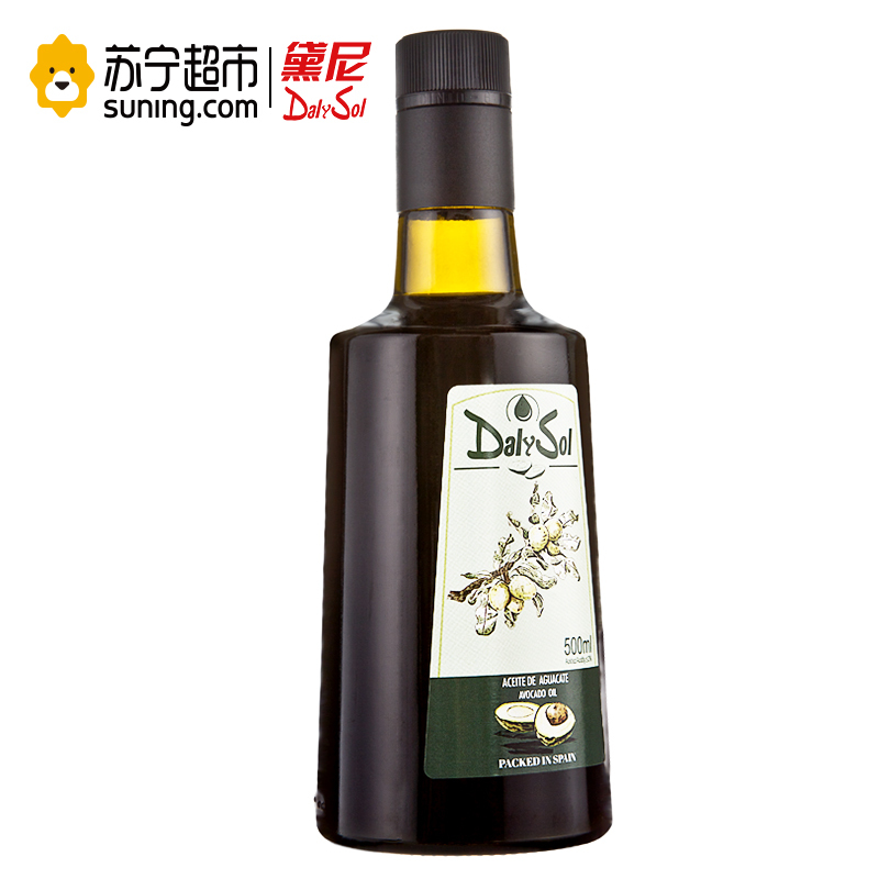 黛尼(DalySol)压榨牛油果油500ml 西班牙原瓶进口