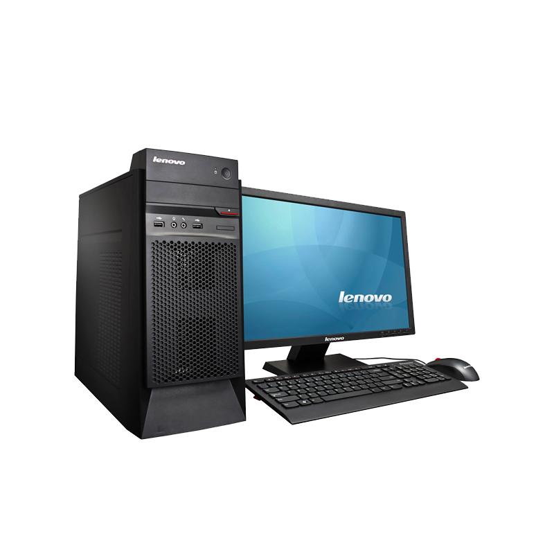 联想(Lenovo) 启天M5900 -D301 23寸台式电脑A10-8750B 8G 128G+1T win7pro