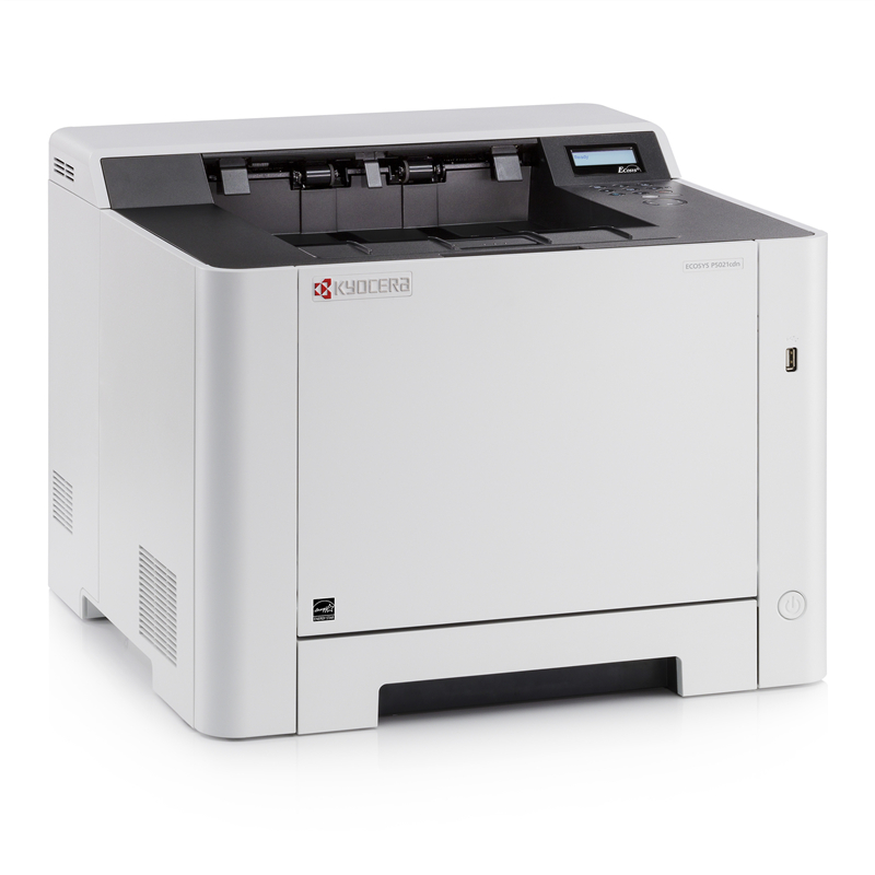 京瓷(KYOCERA) ECOSYS P5021CDN A4彩色激光打印机 自动双面打印 有线网络打印高清大图