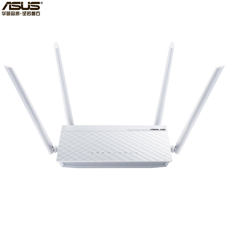 华硕(ASUS)RT-AC1200(纯净版) 1200M AC双频 低辐射 无线路由器