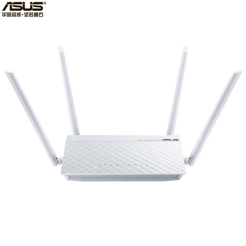 华硕(ASUS)RT-AC1200(纯净版) 1200M AC双频 低辐射 无线路由器图片