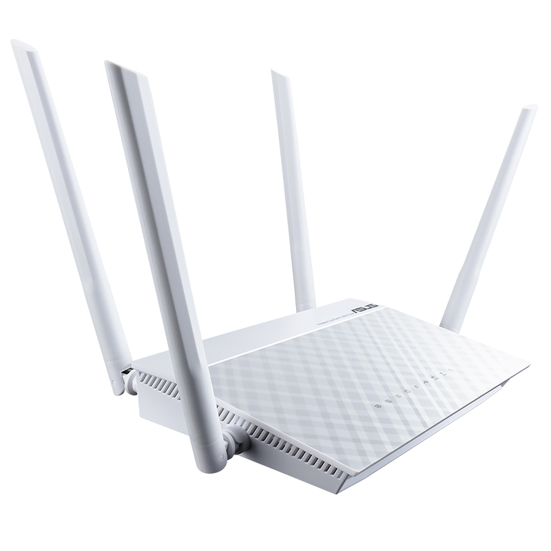 华硕(ASUS)RT-AC1200(纯净版) 1200M AC双频 低辐射 无线路由器