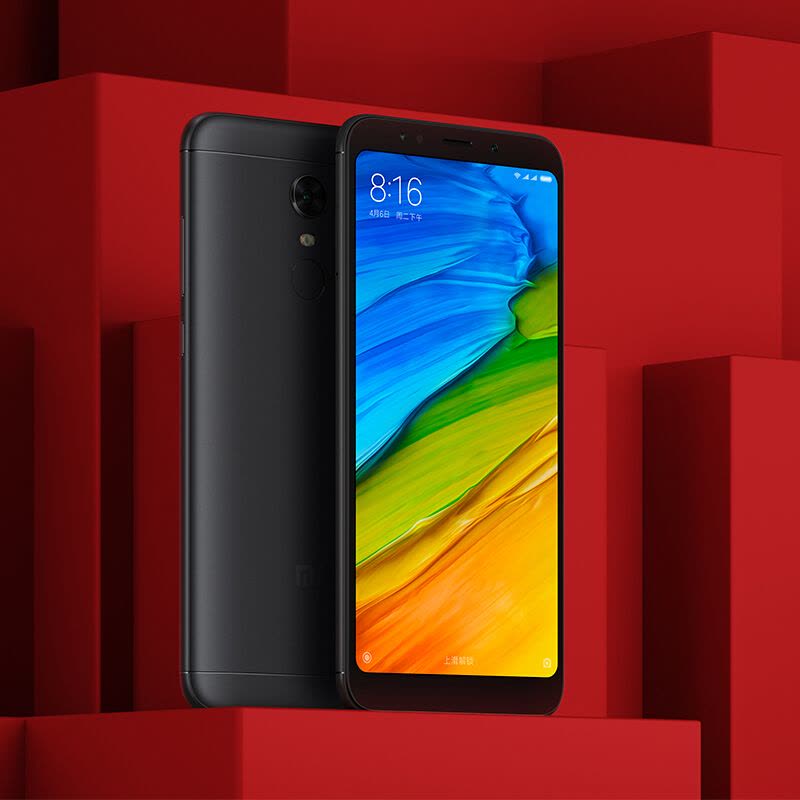 Xiaomi/小米 红米5 Plus 3GB+32G 黑色 移动联通电信4G全网通手机 全面屏图片