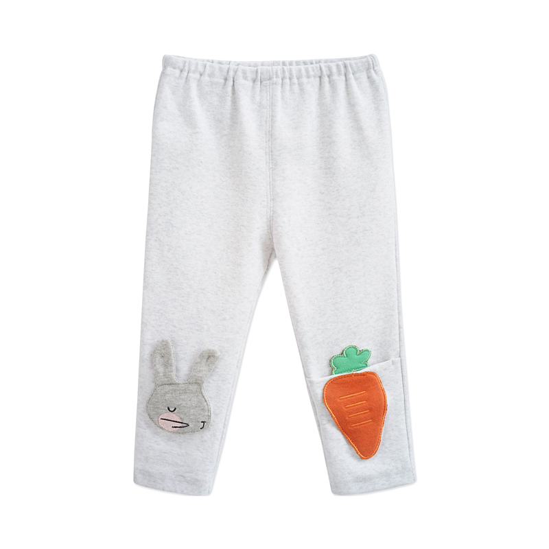婴姿坊女童可爱小兔简约修身打底裤 2色可选 80-120cm